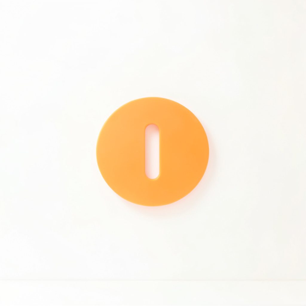 Flat icon of a person standing next to an old smartphone screen, rendered in warm orange and dark gray tones, conveying familiarity with a previous app version