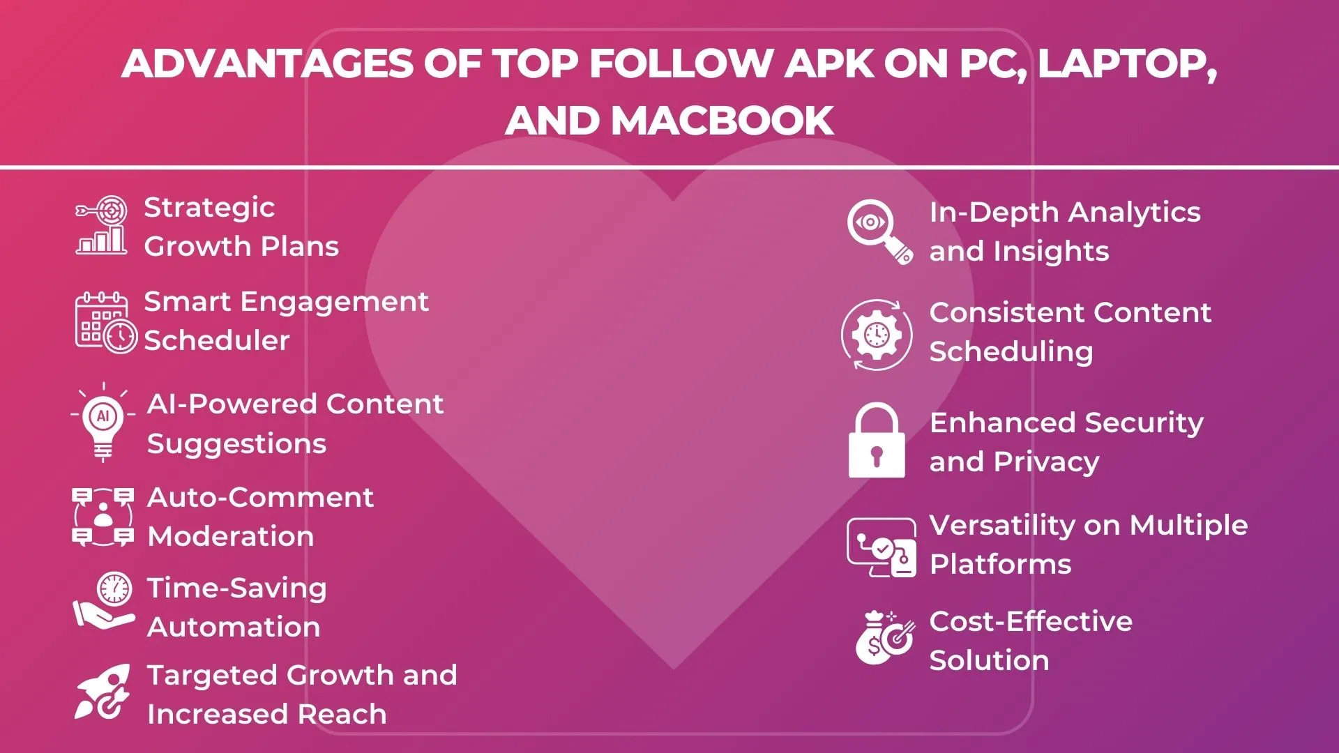 Advantages of TopFollow for PC